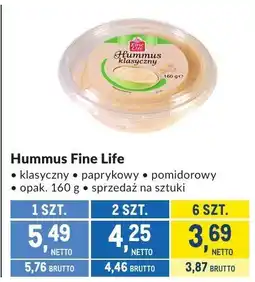 Makro Hummus Fine Life oferta
