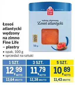 Makro Łosoś atlantycki wędzony na zimno Fine Life oferta