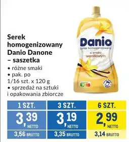 Makro Serek homogenizowany Danio Danone oferta