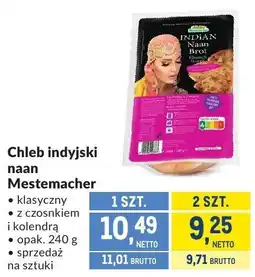 Makro Chleb indyjski naan Mestemacher oferta