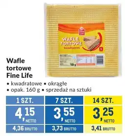 Makro Wafle tortowe Fine Life oferta