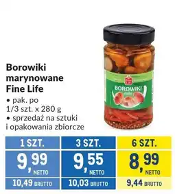 Makro Borowiki marynowane Fine Life oferta