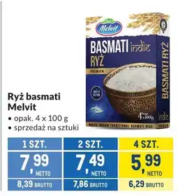 Makro Ryż basmati Melvit oferta