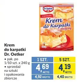 Makro Krem do karpatki Dr. Oetker oferta