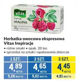 Makro Herbata owocowa Vitax Inspiracje Malina oferta
