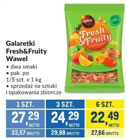 Makro Galaretki Fresh&Fruity Wawel oferta
