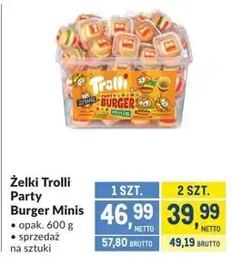 Makro Żelki Trolli Party Burger Minis oferta