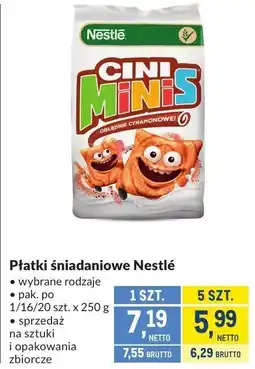 Makro Płatki śniadaniowe Cini Minis Nestlé oferta