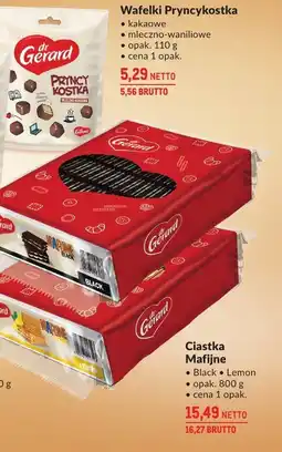 Makro Ciastka Maffine Black/Lemon dr Gerard oferta