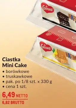 Makro Ciastka Mini Cake borówkowe/truskawkowe dr Gerard oferta