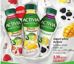 Makro Jogurt pitny Activia różne smaki Danone oferta
