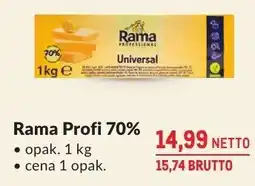 Makro Masło Rama Profi 70% oferta