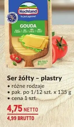 Makro Ser żółty Hochland plastry oferta