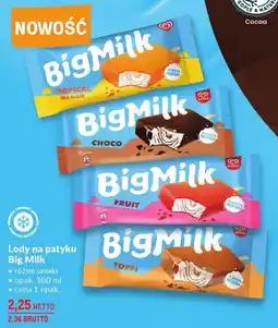 Makro Lody na patyku Big Milk różne smaki oferta