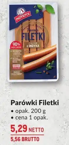 Makro Parówki Filetki Indykpol oferta