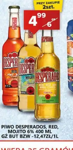 Spiżarnia Smakosza Piwo Desperados, Red, Mojito oferta