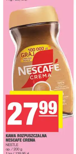 Spar Kawa rozpuszczalna Nescafe Crema oferta