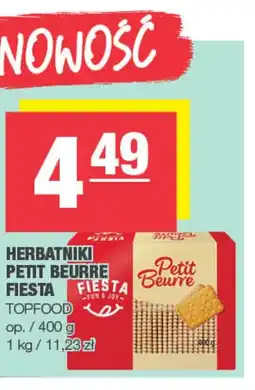 Spar Herbatniki Petit Beurre Fiesta Topfood oferta