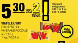 Spar Wafle WW Lotte Wedel oferta