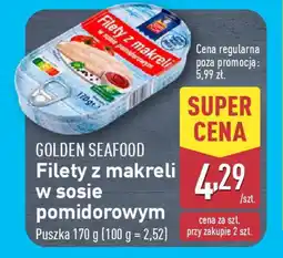 ALDI Filety z makreli w sosie pomidorowym Golden Seafood oferta