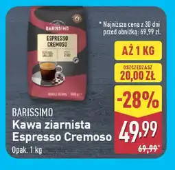 ALDI Kawa ziarnista Barissimo Espresso Cremoso oferta