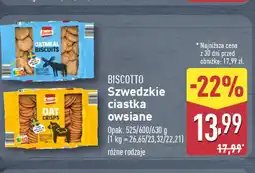 ALDI Biscotto Szwedzkie ciastka owsiane oferta