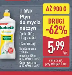 ALDI Ludwik Płyn do mycia naczyń oferta