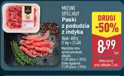 ALDI Paski z podudzia z indyka oferta