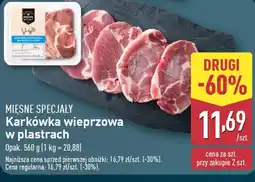 ALDI Karkówka wieprzowa w plastrach oferta