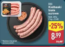 ALDI Kiełbaski białe surowe BBQ oferta