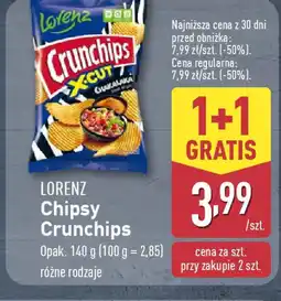 ALDI Chipsy Crunchips Lorenz oferta