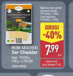 ALDI Ser Cheddar Meine Käsetheke oferta