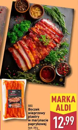ALDI Boczek wieprzowy plastry w marynacie paprykowej oferta