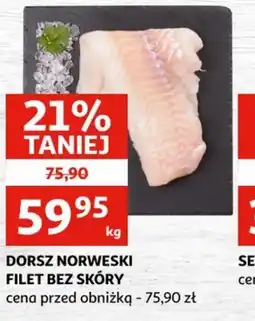 Auchan Dorsz norweski filet bez skóry oferta