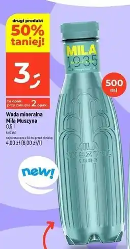 Dealz Woda niegazowana Mila Muszyna oferta
