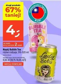Dealz Napój peach iced tea Madam Hong Bubble Tea oferta