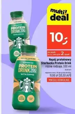 Dealz Napój proteinowy caffe latte Starbucks oferta