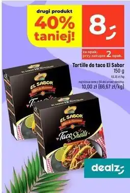 Dealz Tortile do taco El Sabor oferta