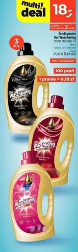 Dealz Żel do prania black Der Waschkonig oferta