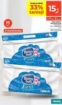 Dealz Papier toaletowy finesse Bunny Soft oferta