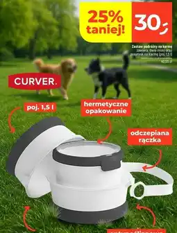 Dealz Zestaw podróżny dla psa 1.5 l Curver oferta