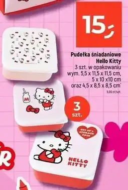 Dealz Pudełka śniadaniowe hello kitty oferta