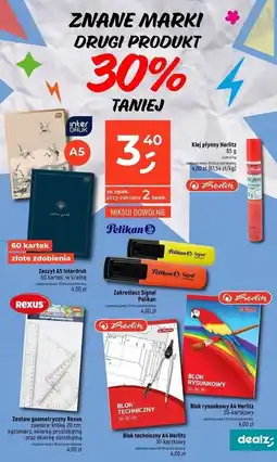 Dealz Blok rysunkowy a4/20 k. Herlitz oferta