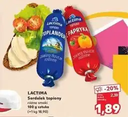 Kaufland Serdelek z papryką Lactima oferta