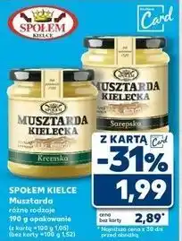 Kaufland Musztarda kielecka sarepska Społem Kielce oferta