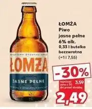 Kaufland Piwo Łomża Jasne Pełne oferta