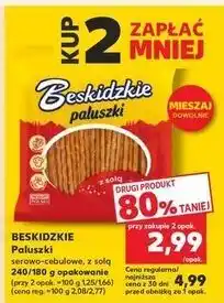 Kaufland Paluszki z solą Aksam Beskidzkie oferta
