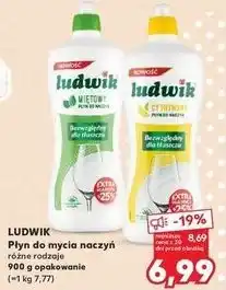 Kaufland Płyn do mycia naczyń miętowy Ludwik oferta