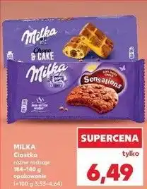 Kaufland Ciastka z czekoladą soft Milka Cookies Sensations oferta