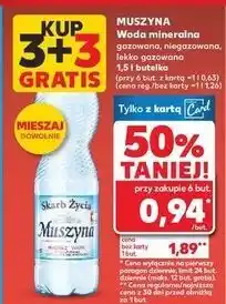 Kaufland Woda lekko gazowana Muszyna Skarb Życia oferta
